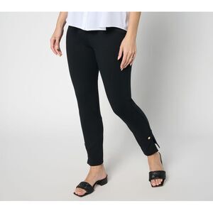 Fashion Women's Petite Pants PS Slim Leg Ankle Black A693364